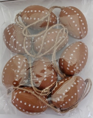 Vajíčka závěs plast S 9 mix